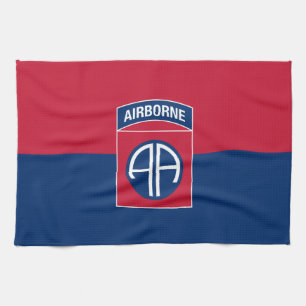 Paño De Cocina 82ª División Aérea Bandera Veterano Militar