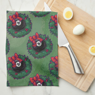 Paño De Cocina 8 Navidades de bolas