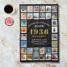 90th Birthday Family Memories Photo Collage
