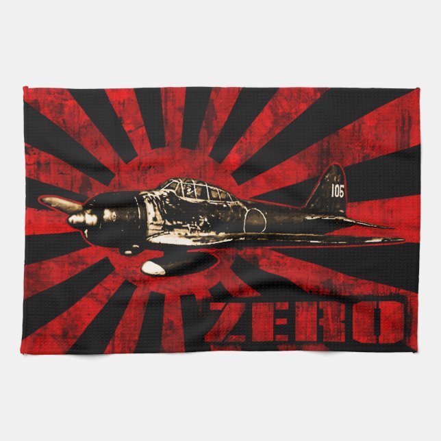 Paño De Cocina A6M Zero (Horizontal)