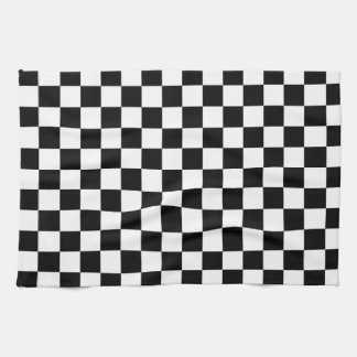 Paño De Cocina A cuadros blanco y negro