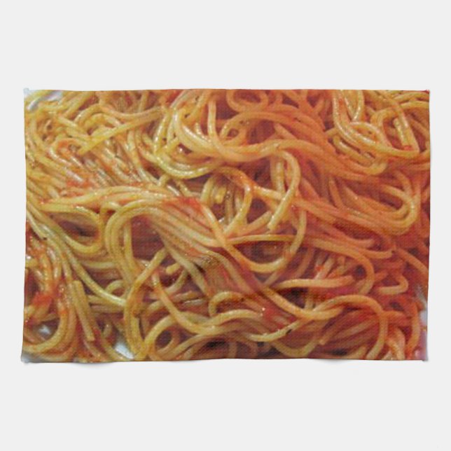 Paño De Cocina A los espaguetis del amor (Horizontal)