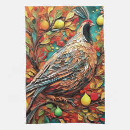 Paño De Cocina A Partridge In A Pear Tree