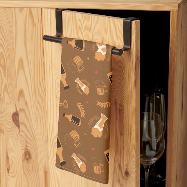 Paño De Cocina A warm brown blanket with a repeated pattern (Subido por el creador)