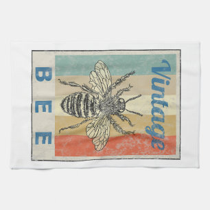 Paño De Cocina Abeja de estilo vintage Reina miel apicultura