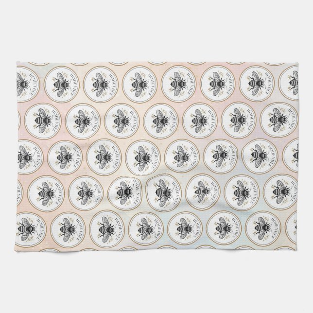 Paño De Cocina Abeja Melífera (Horizontal)
