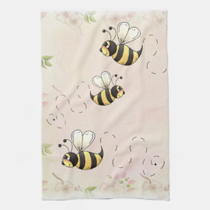 Paño De Cocina Abejas lindas del país a personalizar