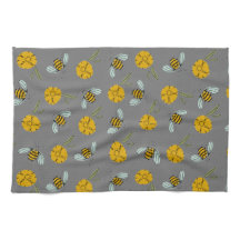 Abejas y mariposas en gris