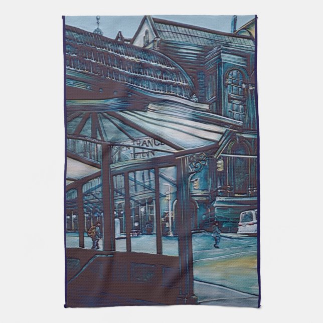 Paño De Cocina Aborígenes de Astor Place, NYC (Vertical)