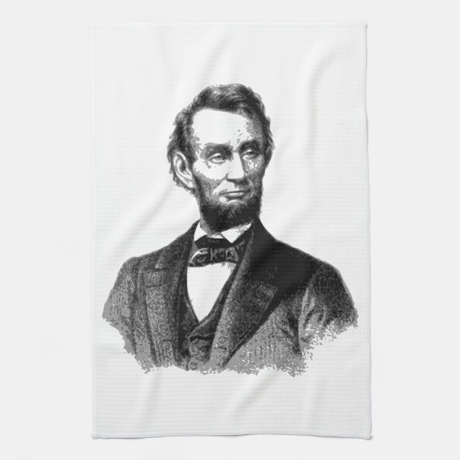 Paño De Cocina Abraham Lincoln (Vertical)