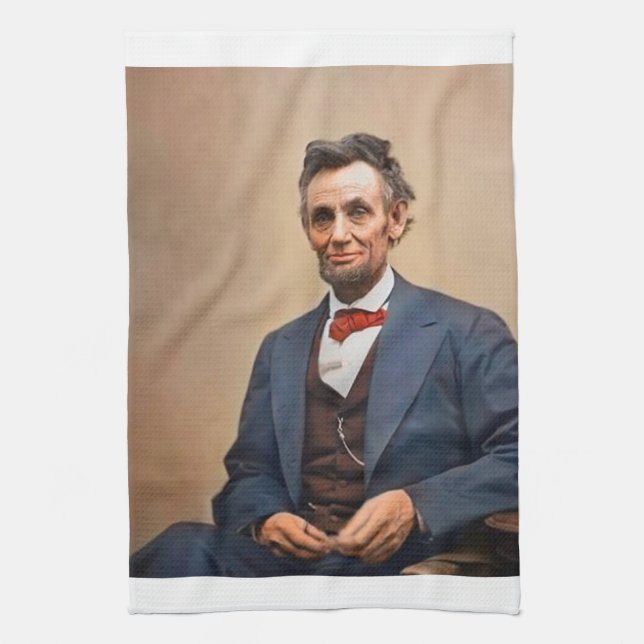 Paño De Cocina Abraham Lincoln (Vertical)