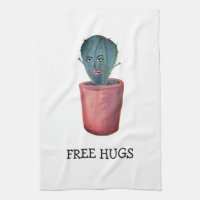 ¡ABRAZOS LIBRES! Crazy cactus lady acuarela