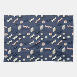 Paño De Cocina Abstract 3D geometric shapes