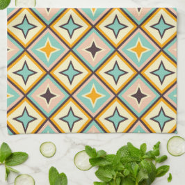 Paño De Cocina Abstract geometric pattern with diamond shapes