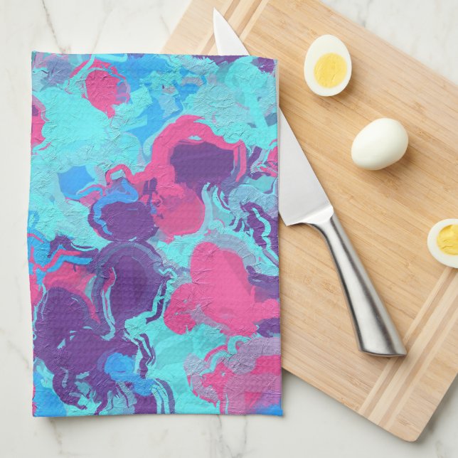 Paño De Cocina Abstract Splatt (Doblado Cuarto)