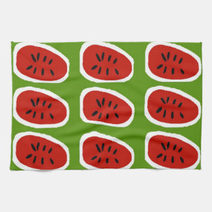 Paño De Cocina Abstract Watermelon Slices