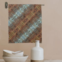 Abstracto de Aqua Brown Beige Tan