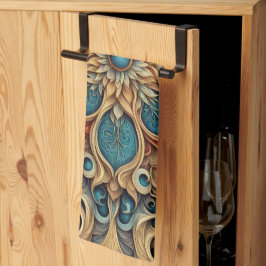 Paño De Cocina abstraktes florales Muster 7