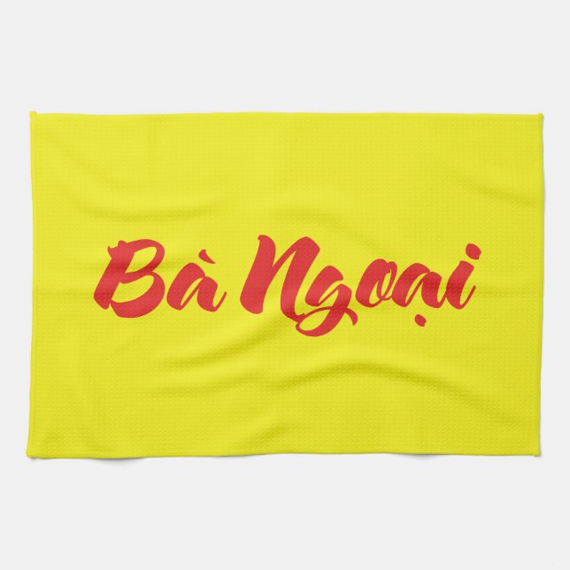 Paño De Cocina Abuela vietnamita (materna) - Bà Ngoach i (Horizontal)
