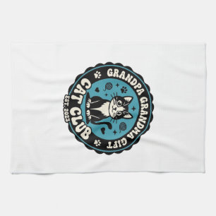 Paño De Cocina Abuelo Abuela Gato Regalo Camiseta Amante de Masco