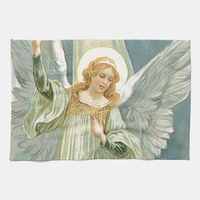 Paño De Cocina Abundante - ángel de guarda de la generosidad (Horizontal)