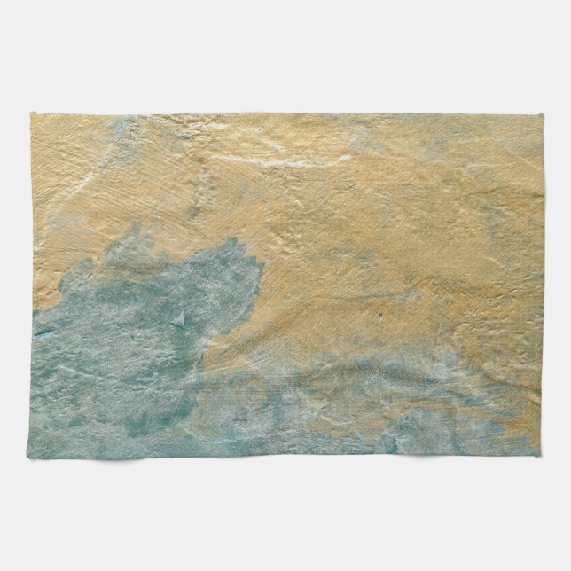 Paño De Cocina Acabado de imitación turquesa de cobre (Horizontal)