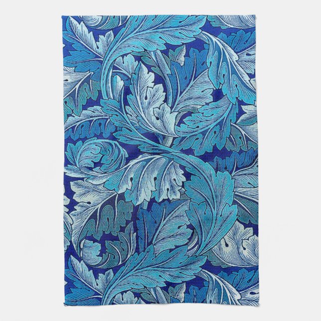 Paño De Cocina Acanthus Blue, William Morris (Vertical)