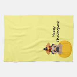 Paño De Cocina Acción de gracias de Turquía del barro amasado