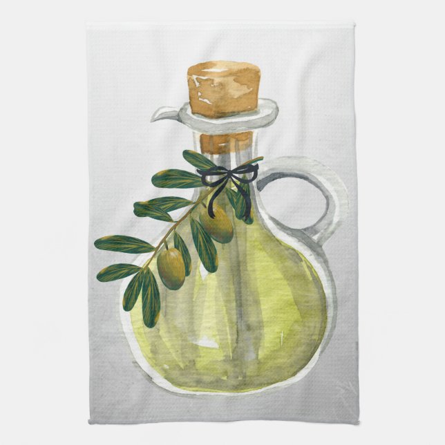 Paño De Cocina Aceite de oliva (Vertical)