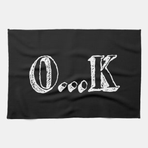 Paño De Cocina Aceptar sarcástico