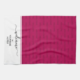 Paño De Cocina ACOGIDA Elegante Magenta Rosa