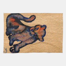 Paño De Cocina Actitud de Catness del arte del gato del