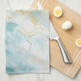 Paño De Cocina Acuarela azul