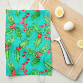 Paño De Cocina acuarela de arándano