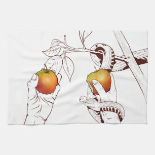 Paño De Cocina Adam y Eve
