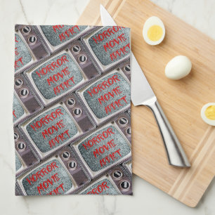 Paño De Cocina Adicto a película de terror