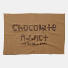 Paño De Cocina Adicto al chocolate