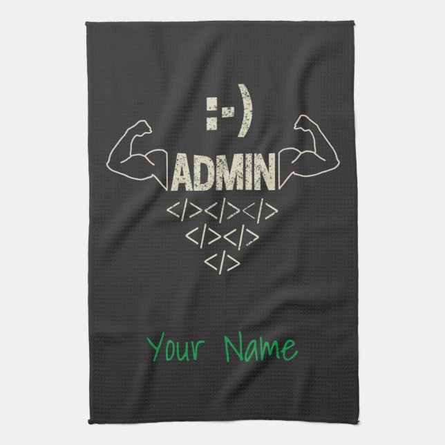 Paño De Cocina Administrador de administración de TI Científico i (Vertical)