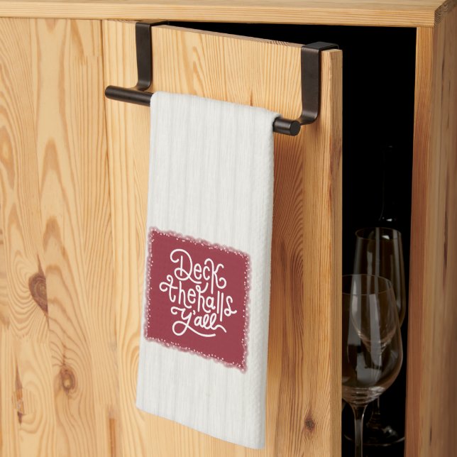 Paño De Cocina Adorna los pasillos a todos (Pliegue de tercios)