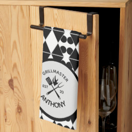 Paño De Cocina Adulto Genial Moderno GRILLMASTER Personalizado 