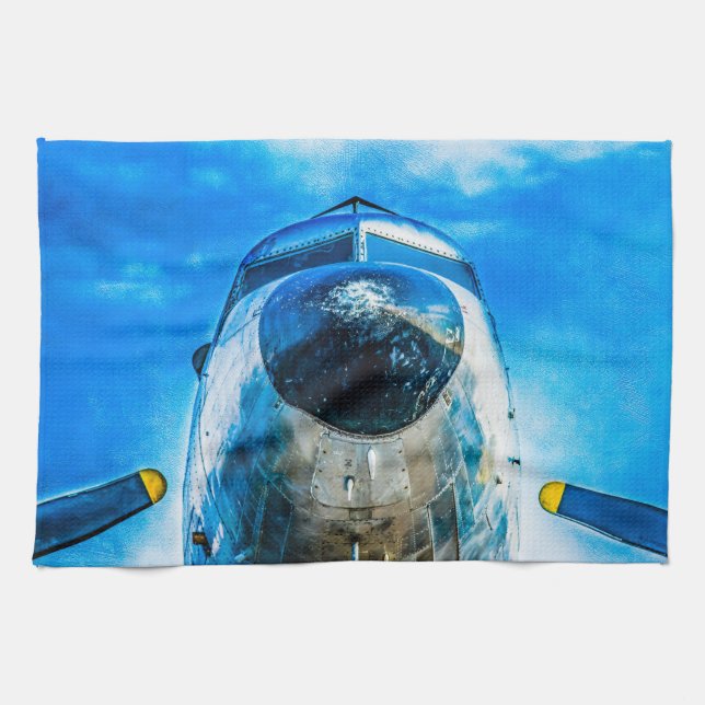 Paño De Cocina Aeronaves Douglas DC-3 (Horizontal)