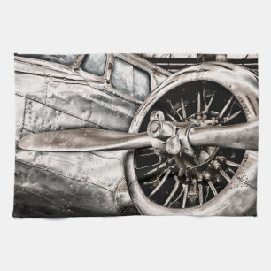 Paño De Cocina Aeroplano del vintage