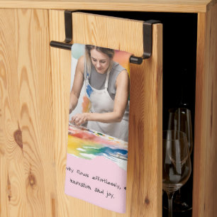 Paño De Cocina Afirmación especial de creatividad e innovación