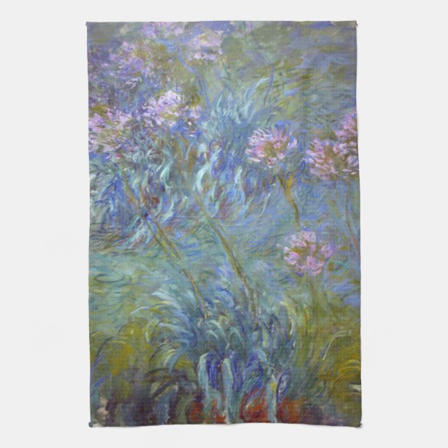 Paño De Cocina Agapanthus de Claude Monet (Vertical)