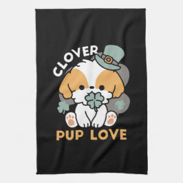 Paño De Cocina Agarre afortunado con Clover - Regalo del Día de S