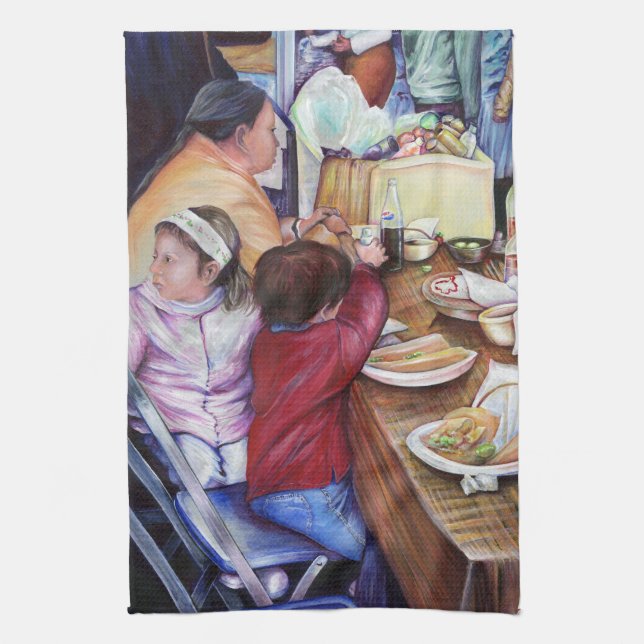 Paño De Cocina Agradable Picnic, México (Vertical)