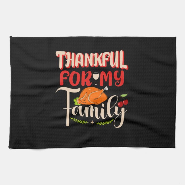 Paño De Cocina agradecido_por_mi_familia (Horizontal)