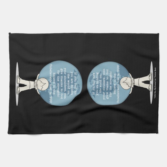 Paño De Cocina Agradecimiento por la fuerza (Horizontal)