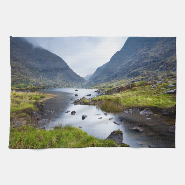 Paño De Cocina Agua | Brecha del condado de Dunloe Kerry Ireland (Horizontal)