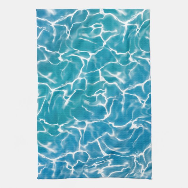 Paño De Cocina Agua del Mar Azul* (Vertical)